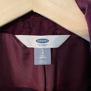 Jewel tones blazer, large/tall